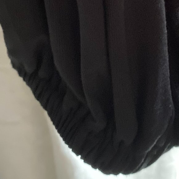 Calvin Klein Black Dress with Button and Tie-front - Picture 4 of 7